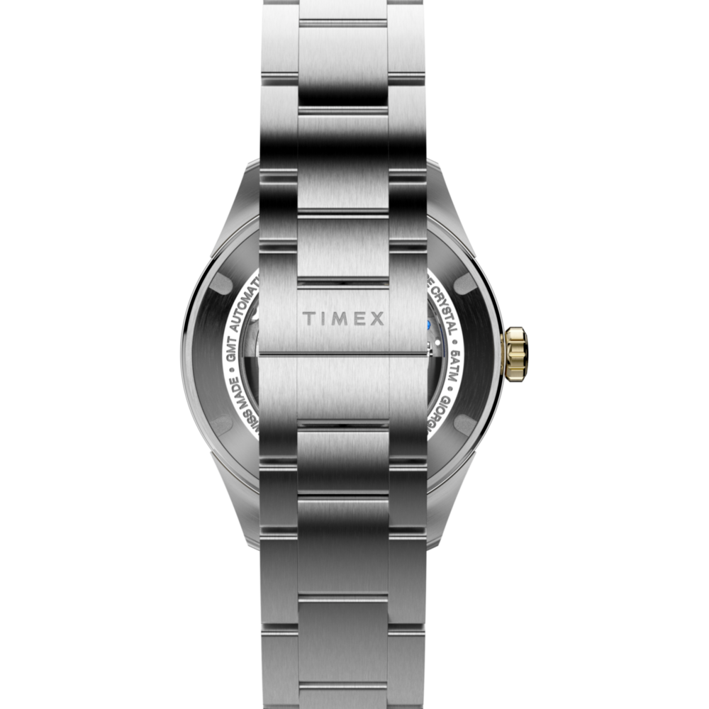 Timex Atelier GMT Première M1a 38mm Swiss Made Automatic Stainless Steel Bracelet