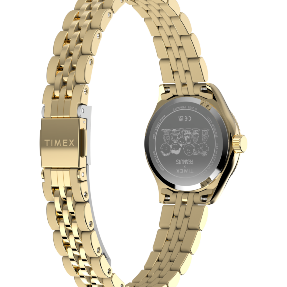 Peanuts x Timex Legacy Mini Heart Hug 25mm Stainless Steel Bracelet Watch
