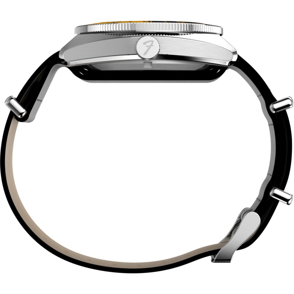 Fender x Timex Automatic 41mm Leather Strap Watch