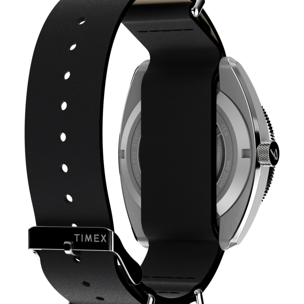 Fender x Timex Automatic 41mm Leather Strap Watch