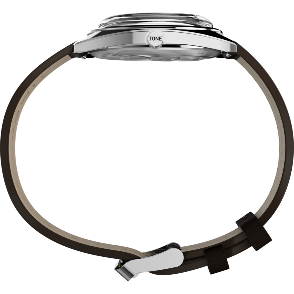 Fender x Timex 37mm Leather Strap Watch